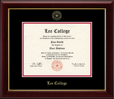 Lee College diploma frame - Gold Embossed Diploma Frame in Gallery
