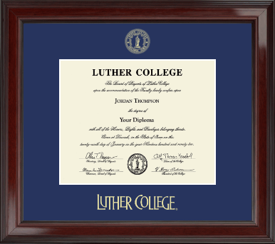 Luther College diploma frame - Gold Embossed Diploma Frame in Encore