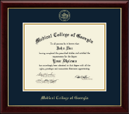 Medical College of Georgia diploma frame - Gold Embossed Diploma Frame in Gallery