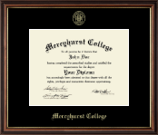 Mercyhurst College North East diploma frame - Gold Embossed Diploma Frame in Williamsburg