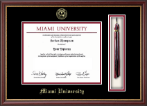 Miami University Tassel Diploma Frame in Newport