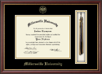 Millersville University of Pennsylvania Tassel Edition Diploma Frame in Newport