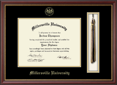 Millersville University of Pennsylvania diploma frame - Tassel & Cord Diploma Frame in Newport