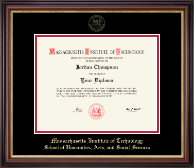 Massachusetts Institute of Technology diploma frame - Gold Embossed Diploma Frame in Regency Gold