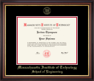 Massachusetts Institute of Technology diploma frame - Gold Embossed Diploma Frame in Regency Gold