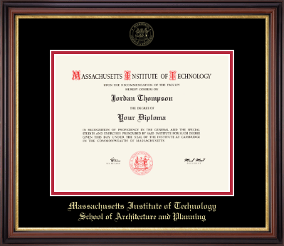 Massachusetts Institute of Technology diploma frame - Gold Embossed Diploma Frame in Regency Gold