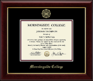 Morningside College Gold Embossed Diploma Frame in Gallery