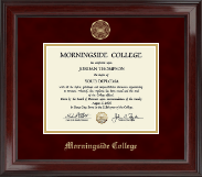 Morningside College diploma frame - Gold Embossed Diploma Frame in Encore