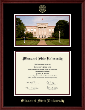 Missouri State University diploma frame - Campus Scene Edition Diploma Frame in Camby