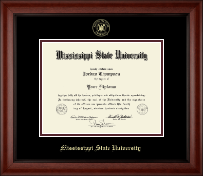 Mississippi State University diploma frame - Gold Embossed Diploma Frame in Cambridge