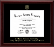 Northern Arizona University diploma frame - Gold Embossed Diploma Frame in Gallery