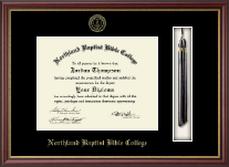Northland Baptist Bible College Tassel Edition Diploma Frame in Newport