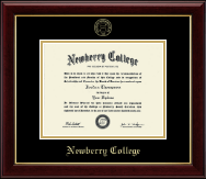 Newberry College Gold Embossed Diploma Frame in Gallery