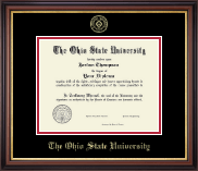 The Ohio State University diploma frame - Gold Embossed Diploma Frame in Regency Gold