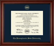 Pennsylvania State University Gold Embossed Diploma Frame in Cambridge