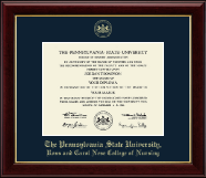 Pennsylvania State University diploma frame - Gold Embossed Diploma Frame in Gallery