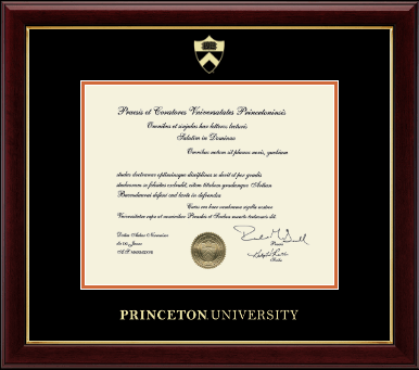 Princeton University diploma frame - Gold Embossed Diploma Frame in Gallery