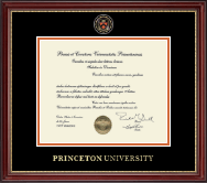 Princeton University diploma frame - Masterpiece Medallion Diploma Frame in Kensington Gold