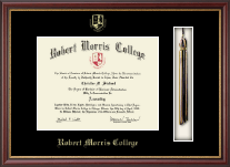 Robert Morris College in Illinois diploma frame - Tassel Edition in Newport