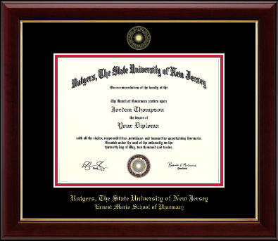 Rutgers University diploma frame - Gold Embossed Diploma Frame in Gallery