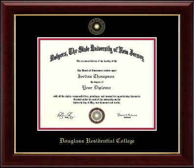 Rutgers University diploma frame - Gold Embossed Diploma Frame in Gallery
