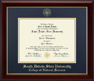 South Dakota State University diploma frame - Gold Embossed Diploma Frame in Gallery