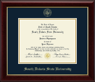 South Dakota State University Gold Embossed Diploma Frame in Gallery
