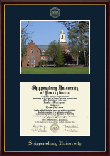 Shippensburg University diploma frame - Campus Scene Diploma Frame in Galleria