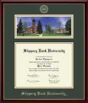 Slippery Rock University diploma frame - Campus Scene Diploma Frame in Galleria
