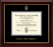 College of St. Catherine diploma frame - Gold Embossed Diploma Frame in Gallery