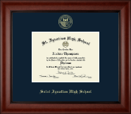 Saint Ignatius High School diploma frame - Gold Embossed Diploma Frame in Cambridge