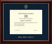 Saint Mark's School diploma frame - Gold Embossed Diploma Frame in Gallery