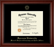 Syracuse University diploma frame - Gold Embossed Diploma Frame in Cambridge
