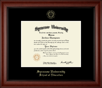 Syracuse University diploma frame - Gold Embossed Diploma Frame in Cambridge