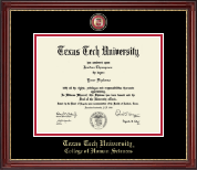 Texas Tech University diploma frame - Masterpiece Medallion Diploma Frame in Kensington Gold
