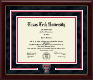 Texas Tech University diploma frame - Spirit Medallion Diploma Frame in Gallery