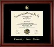 University of Central Florida Gold Embossed Diploma Frame in Cambridge