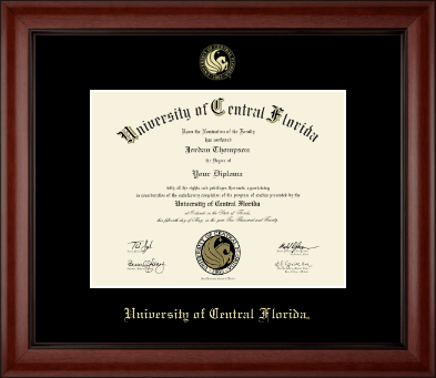 University of Central Florida diploma frame - Gold Embossed Diploma Frame in Cambridge