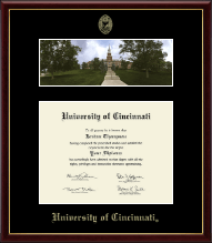 University of Cincinnati diploma frame - Campus Scene Diploma Frame in Galleria