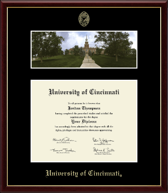 University of Cincinnati diploma frame - Campus Scene Diploma Frame in Galleria