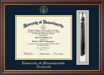University of Massachusetts Dartmouth Diploma Frame - Tassel & Cord Diploma Frame in Newport