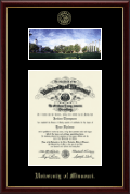 University of Missouri Columbia diploma frame - Campus Scene Diploma Frame in Galleria