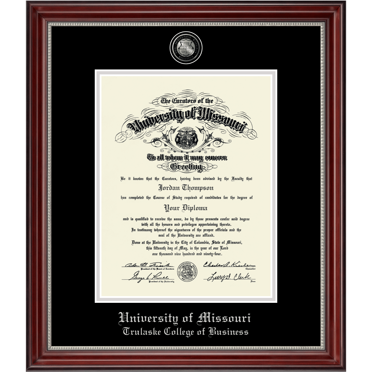 Mizzou Trulaske College of Business Diploma Frames