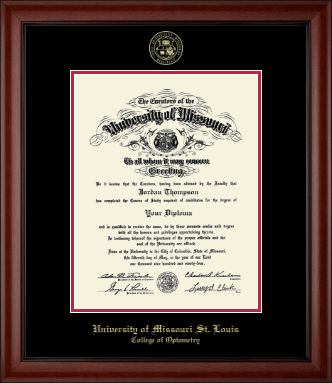 University of Missouri Saint Louis diploma frame - Gold Embossed Diploma Frame in Cambridge
