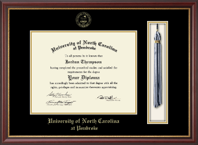 University of North Carolina at Pembroke diploma frame - Tassel & Cord Diploma Frame in Newport