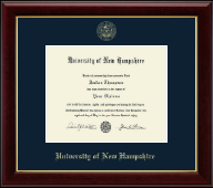 University of New Hampshire diploma frame - Gold Embossed Diploma Frame in Gallery
