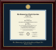 University of North Carolina Chapel Hill diploma frame - 23K Medallion Diploma Frame in Gallery