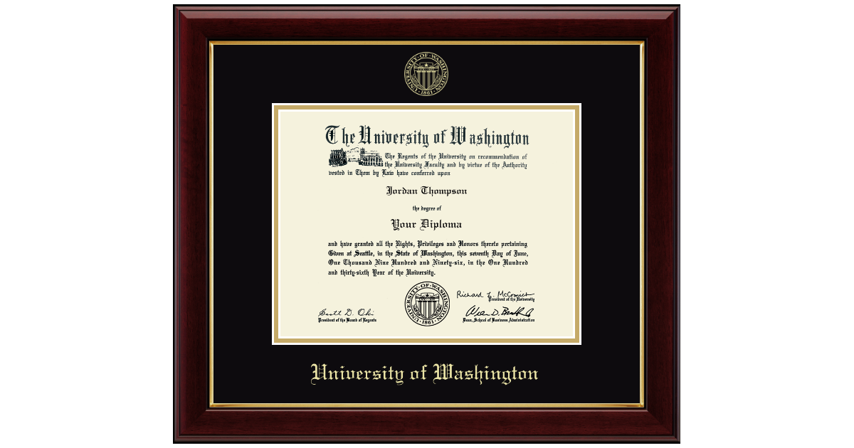 Campus Images IL972D-1185 8.5 X 11 In. Southern Illinois University Diplomate Diploma Satin Mahogany Frame