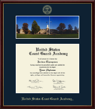 United States Coast Guard Academy diploma frame - Campus Scene Frame in Galleria