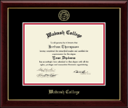 Wabash College diploma frame - Gold Embossed Diploma Frame in Gallery